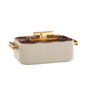 Casserole en acier inoxydable au design moderne, couvercle pour fondue, chauffe-plats, écologique, compatible gaz et induction, pour la maison, les hôtels, les villas, service de table, cadeau - Product Image 5