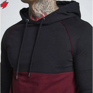 ชุดวอร์มกีฬาผู้ชาย ผ้าโพลีเอสเตอร์/คอตตอนคุณภาพสูง เสื้อฮู้ดดี้และกางเกงแบบกำหนดเอง ระบายอากาศได้ดี เป็นมิตรกับสิ่งแวดล้อม มีเชือกผูก - Product Image 5