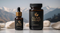 Résine de Shilajit de l'Himalaya 100% pure et biologique certifiée GMP, logo personnalisé, séchée au soleil, testée en laboratoire, pour adultes, 15 grammes, durée de conservation de 5 ans