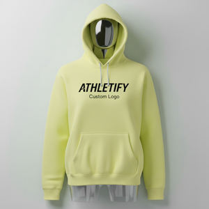 Sweat à capuche brodé en coton mélangé pour homme, doux, confortable et élégant pour les aventures en plein air et les tenues décontractées au quotidien - Product Image 1