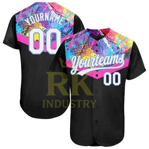 Camisetas de Béisbol Transpirables de Manga Corta al por Mayor 2025, Productos de Sublimación Económicos, Camisetas de Softbol, Camisetas de Béisbol - Product Image 1