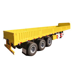 Semirremolque de Plataforma Plana con Paredes Laterales de Acero de 40 pies y 3 Ejes, Directo de Fábrica, para Transporte Eficiente de Equipos Pesados y Carga - Product Image 4