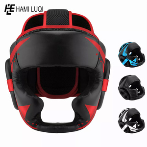 Haute Qualité Premium Cuir Véritable Logo Personnalisé et Impression Muay Thai Formation Head Guard - Product Image 6