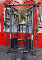 SK Appareil de musculation multifonctionnel Smith Machine Cable Crossover 70kg Tout-en-un pour centre de fitness et club