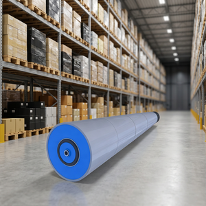 Rouleau de convoyeur conique incurvé résistant à l'huile EUNHYUN pour système de changement de direction, logistique d'entrepôt, rouleau en acier - Product Image 1