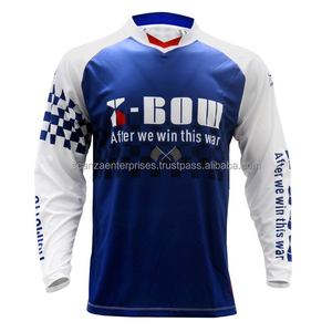 Veste de course de motocross respirante en jersey auto unisexe personnalisée pour garçons et adultes Vêtements de protection pour vélo de saleté OEM VTT - Product Image 5