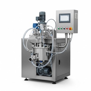 เครื่องผสมอิมัลซิไฟเออร์สูญญากาศแรงเฉือนสูงความจุ500L AC มอเตอร์โลชั่นครีมอาหารครีมเจลครีมสแตนเลสที่มีประสิทธิภาพ - Product Image 4