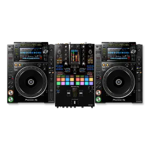 Yeni DJ ekipmanları için 2xPio-neer CDJ-2000NXS2 + D J M-900NXS2 + kılıfları mikser