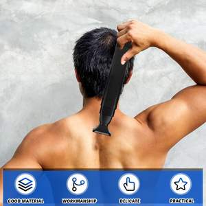 Tondeuse corporelle électrique et tondeuse à cheveux réglable pour hommes, avec long manche, lame en céramique, rasoir dorsal étanche - Product Image 5