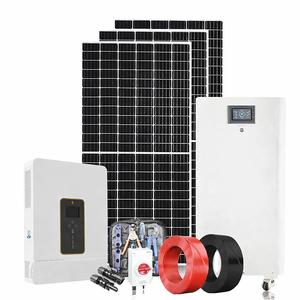 แผงโซลาร์เซลล์อายุการใช้งาน 25 ปี 10 กิโลวัตต์ ระบบแผงโซลาร์เซลล์ 5 กิโลวัตต์ แบบเชื่อมต่อกับระบบไฟฟ้า/แบบแยกส่วน สำหรับบ้าน รับประกัน 1 ปี - Product Image 1