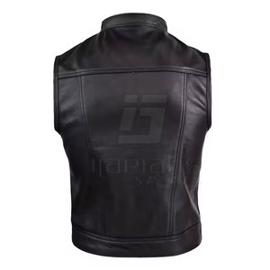 Chaleco de Cuero Resistente para Hombre, Atuendo Suave y Cómodo para Fiestas Casuales y Uso al Aire Libre - Product Image 4