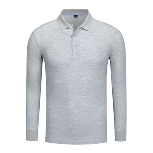 T-shirt poids lourd t-shirt coton biologique polyester matériel séchage rapide respirant chemises à manches longues pour hommes hommes durables - Product Image 2