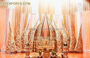 FRP fontaine à eau pour décoration de mariage décor d'événement de mariage chic FRP fontaine décor de mariage Lotus Style fibre fontaines USA - Product Image 6