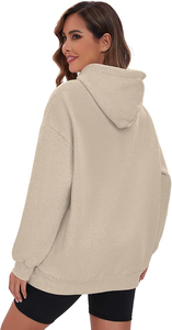 Women Hoodies Oversized <b>Fleece</b> Long Sleeve Casual Basic Pullover Sweatshirts 2025 Fall Outfits <b>Sweater</b> for women OEM Serviced - Product Image 5