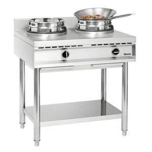 Estufa Wok de 2 Quemadores para Cocinar en Estufas de Cocina - Product Image 1
