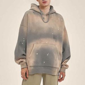 Sudadera con Capucha Oversize de Felpa Francesa 100% Algodón, Bordada, Vintage, de Invierno, Personalizable, de Alta Calidad, con Lavado Ácido Desgastado, Venta al por Mayor - Product Image 5