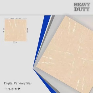 Prix bas Nouveau Design Fournisseur direct 40x40cm Cour extérieure Parking Carreaux de sol en porcelaine pour salle de bain cuisine - Product Image 6