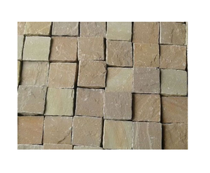 Venta entera adoquín exterior jardín suelo piedra decorativa balcón paisajismo amarillo adoquín piedra - Product Image 1