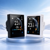 Termostato Inteligente con Pantalla Táctil WiFi SS600H para Uso en Hoteles, Calefacción por Suelo Radiante Flexible, Control por Aplicación Tuya, Eficiencia Energética Eléctrica