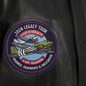 เสื้อแจ็กเก็ตหนังสำหรับผู้ชายมีซับในขนสัตว์ที่ถอดออกได้และสไตล์คลาสสิก-เหมาะสำหรับนักบินและผู้ที่ชื่นชอบแฟชั่น - Product Image 3