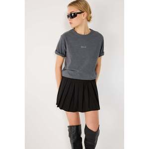 T-shirt décontracté à col rond, coupe classique, 100% coton - Product Image 1