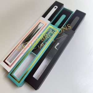 Pince à épiler multifonction GETUP BROSONS IMPEX GBI-EET-2851 de haute précision, en acier inoxydable, à pointe fine, pour cils (90°/courbe/isolation) - Product Image 2
