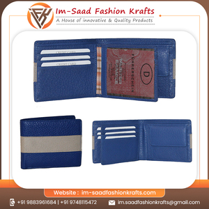 กระเป๋าสตางค์หนังแท้แบบพับสองชั้นสำหรับผู้ชายกระเป๋าสตางค์แบบพับได้มีสไตล์สำหรับผู้ชาย - Product Image 5