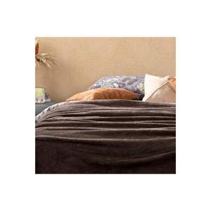 Manta de TV de Felpa Suave Wellsoft de 120x170 cm, Tamaño King, Color Marrón, de Alta Calidad, Portátil, con Patrón Geométrico y Sólido para Dormitorio - Product Image 3