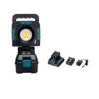 30W COB LED-Leuchte Wasserdicht IP65 18V Akku Stativmontierbar Hybrid-Stromversorgung Magnetisch Kaltweiß Garten Werkstatt Tragbar Breit