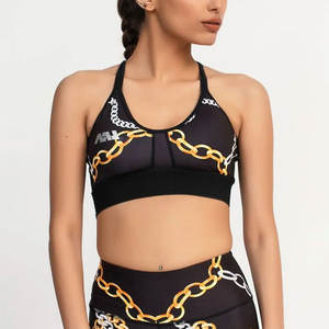Vente chaude femmes XL coton Gym sport soutien-gorge léger croix imprimé Yoga exercice vêtements de sport sans couture respirant Fitness - Product Image 6