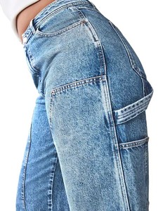 Best-Selling High-Waisted <b>Jeans</b> for <b>Women</b> <b>Stretch</b> Fit Flared <b>Jeans</b> With Multi Pockets Comfortable Quick Dry Streetwear - Product Image 5