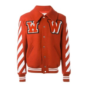 Mejor diseño Varsity Jacket Hombres con mangas de cuero Casual High School Letterman Béisbol Buena calidad Bomber Chaquetas para hombres - Product Image 3