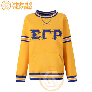 Sudadera de lana de algodón Sigma Gamma Rho personalizada de alta calidad, Jersey bordado, chaqueta para mujer, ropa griega, estilo de hermandad - Product Image 5
