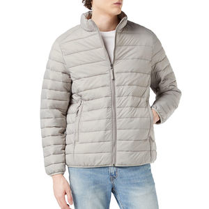 Veste d'hiver pour homme, nouveau style, col vertical, tricot, veste matelassée en duvet pour homme, pull léger en duvet pour la maison, veste matelassée de créateur - Product Image 1