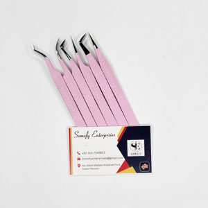 แหนบขนตาสแตนเลสแบบแข็งพร้อมปลายโค้งไฟเบอร์ผลิตภัณฑ์ขายส่งแบบยั่งยืน - Product Image 2