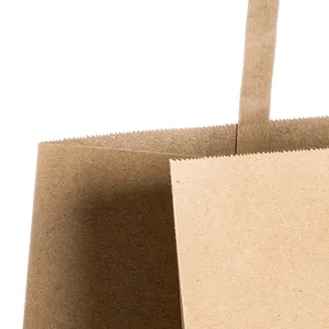 Personalized Marjoram Promotional Paper Bags Custom Merchandising <b>Tool</b> - Product Image 3