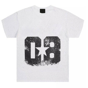 Camiseta informal de algodón, suave, cómoda, transpirable, de manga corta, para hombres y mujeres, uso diario, moda, Top básico - Product Image 4