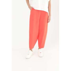 Puane Women's Linda Fabric <b>Harem</b> Pants, Comfortable Loose Fit Shalwar Style <b>Trousers</b> in Coral for Daily Wear and Special - Product Image 4
