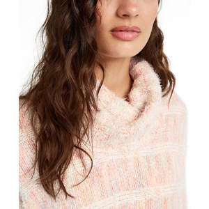 Maglione Casual a Collo Alto per Ragazzi American Rag, Traspirante, Arancione con Logo Frontale, Sottile, Lavorato a Maglia, Motivo Stampato, Corto, Invernale, Taglia Large - Product Image 3