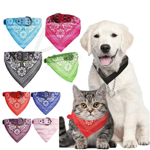 Collier pour animaux de grande taille à libération rapide, bandana de luxe classique, imperméable, durable, imprimé personnalisé, écharpe classique - Product Image 1