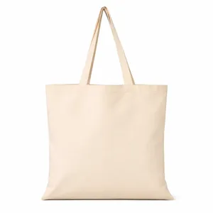 Cotton <b>Tote</b> Bags Long Handle 14\" X 16\" Medium Size Recyclable Heat Transfer Printed for Foods Advertising Daily Use-10 Count - Product Image 1