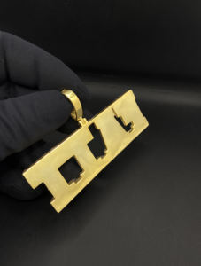 Pendentif personnalisé haut de gamme en alliage, style hip-hop chrétien, serti de diamants - Product Image 3