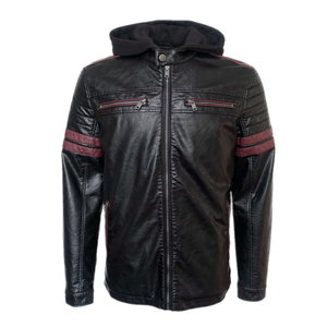 Wholesale Men Genuine Premium Leather Slim Fit Biker Style Winter Fashion Motorcycle <b>Jacket</b> Windproof <b>Waterproof</b> Sheep Stand - Product Image 2