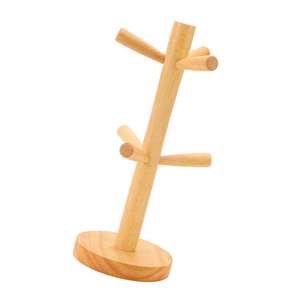 Soporte de madera para tazas, árbol decorativo de la mejor calidad, 2 piezas, accesorios de cocina para el hogar - Product Image 2