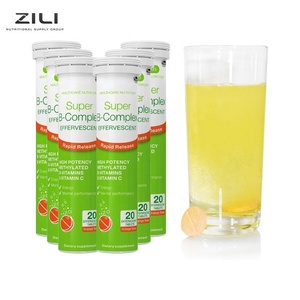 <strong>Vitamin</strong> <strong>B</strong> Complex Effervescent Tablets Energy Boost, Mental Performance &amp; Immune Support Sugar-Free, Non-GMO - Product Image 2