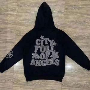 Sweat à capuche personnalisé 420 Gsm lavé à l'acide pour hommes bouton de survêtement d'hiver à capuche solide Vintage Streetwear Heavyweight surdimensionné DTG Print - Product Image 3