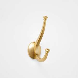 Wall mounted brass wall hooks provide elegant solution for organizing coats <b>towels</b> accessories efficiently in home spaces - Product Image 3