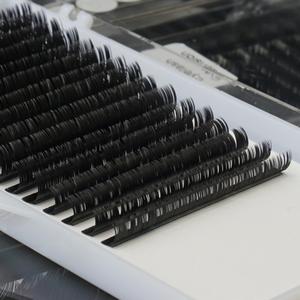 Extension de cils plats fournisseur de cils boîte 12 lignes cils légers boucle complète achat en gros classique personnalisation de Logo individuel - Product Image 4