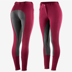 Culottes d'équitation taille haute pour femmes, compression, nylon, élasthanne, logo personnalisé, leggings d'équitation de haute qualité, jodhpurs - Product Image 1