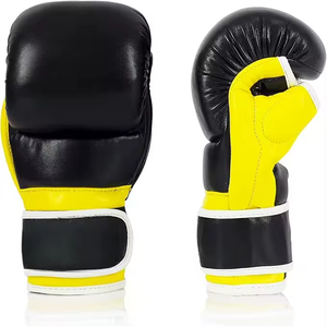 Custom Unisex MMA <b>Gloves</b> for Martial Arts Training <b>Moisture</b> Wicking Hook Loop Closure PU Material Professional Kickboxing <b>Gloves</b> - Product Image 5